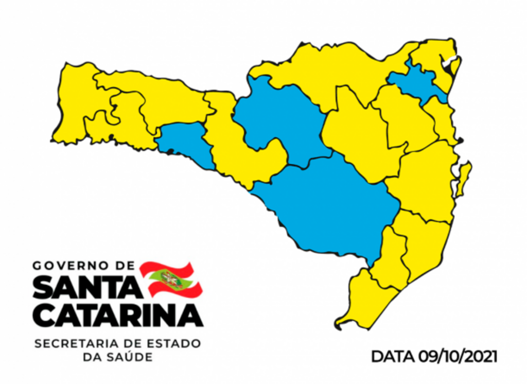 Divulgada nova Matriz de Risco para Covid-19 em SC