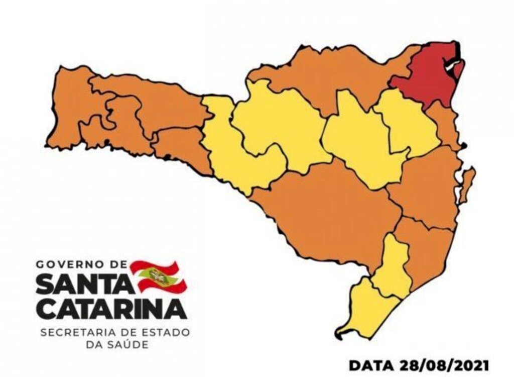 Covid: SC tem uma região em risco gravíssimo