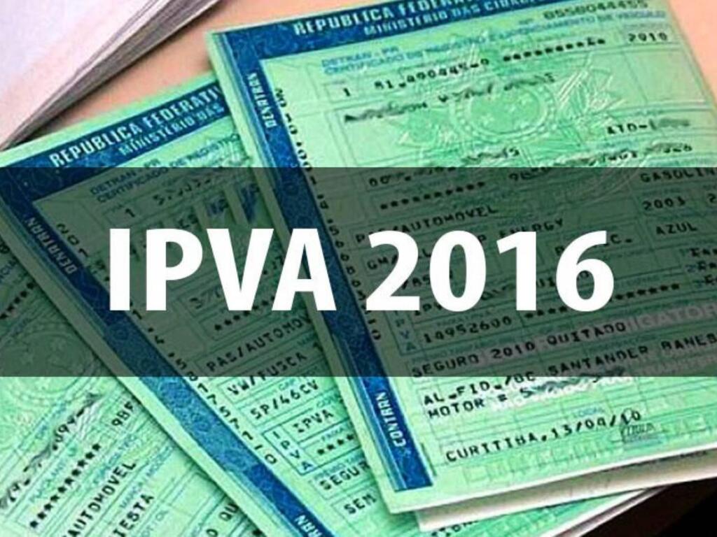 IPVA de veículos com final 6 deve ser pago até esta quinta-feira