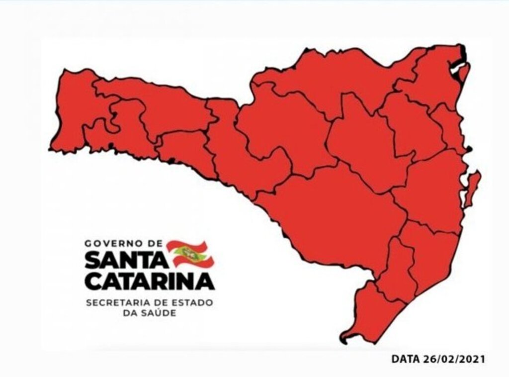 Matriz de Risco aponta todas as regiões em estado gravíssimo