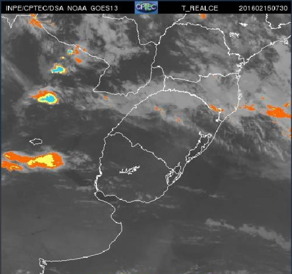 Semana começa com predomínio de nuvens e tempo abafado