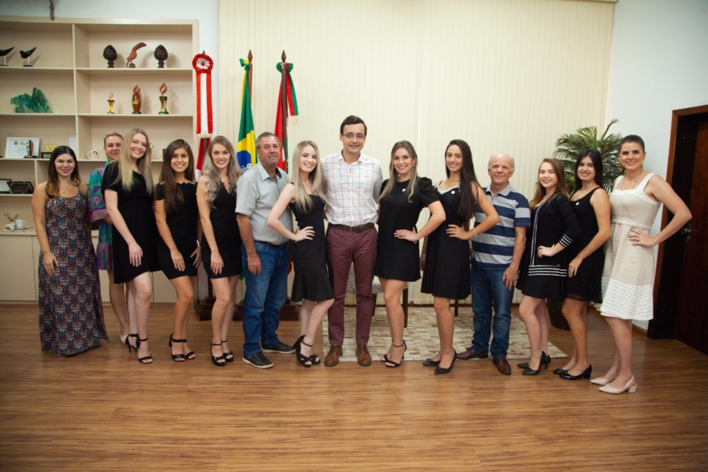 PMI - As candidatas também se reuniram com o prefeito Andre Moser
