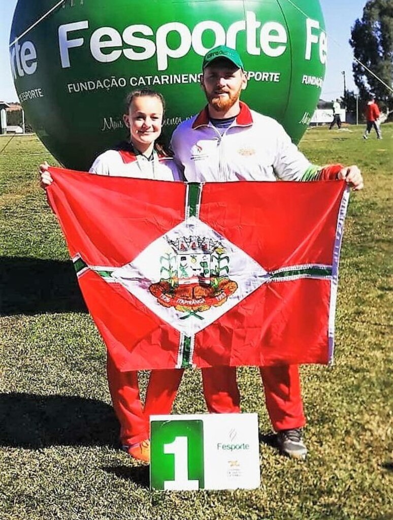 Itapiranga conquista medalha de ouro em arremesso de peso