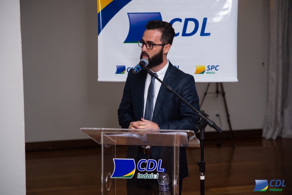 CDL Indaial - Novo presidente da CDL Indaial, Anderson Cleiton Giovanella Bruno