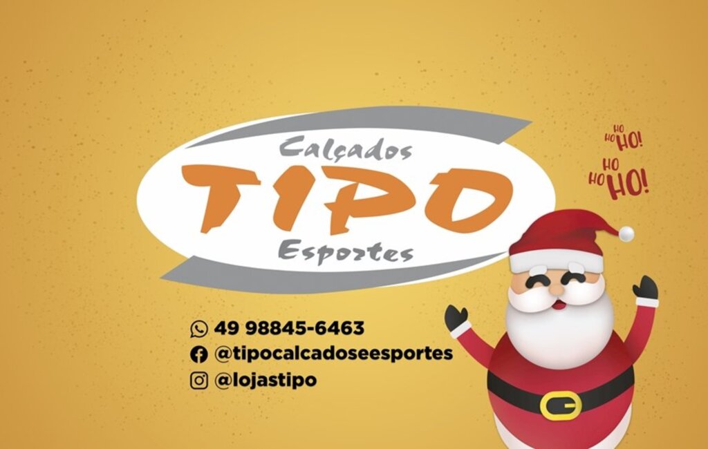 Natal premiado é na Tipo Calçados e Esportes