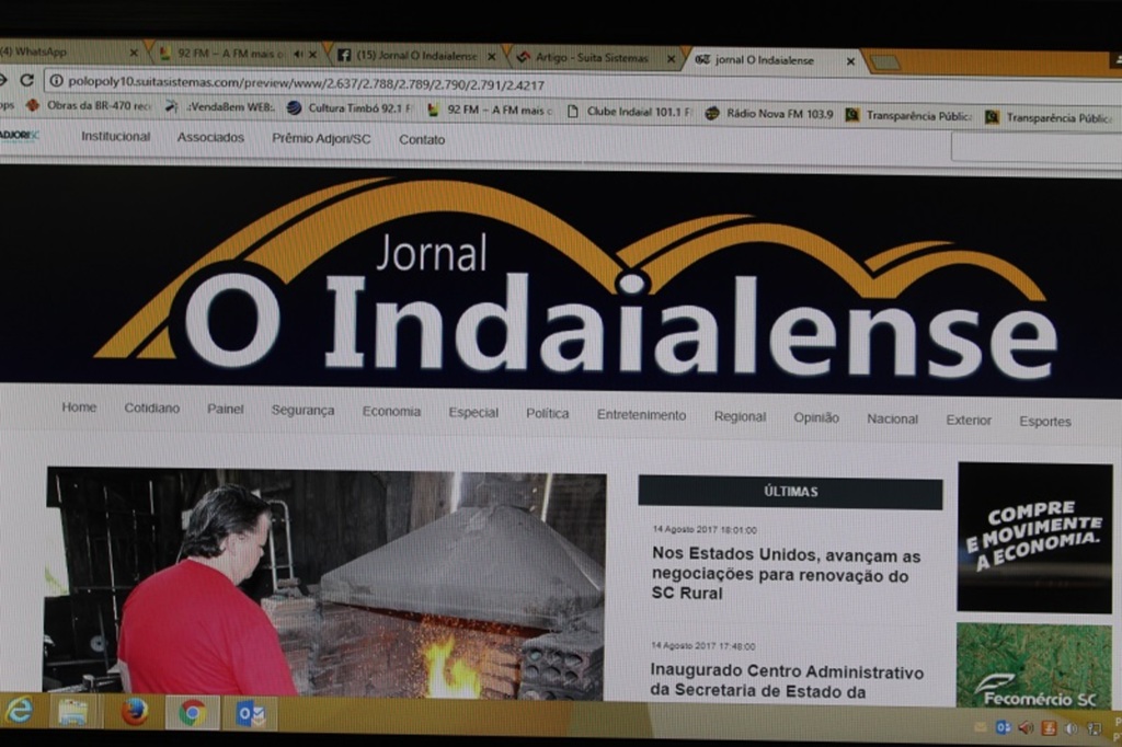 Jornal O Indaialense lança site