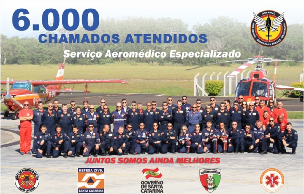 Seis mil chamados atendidos