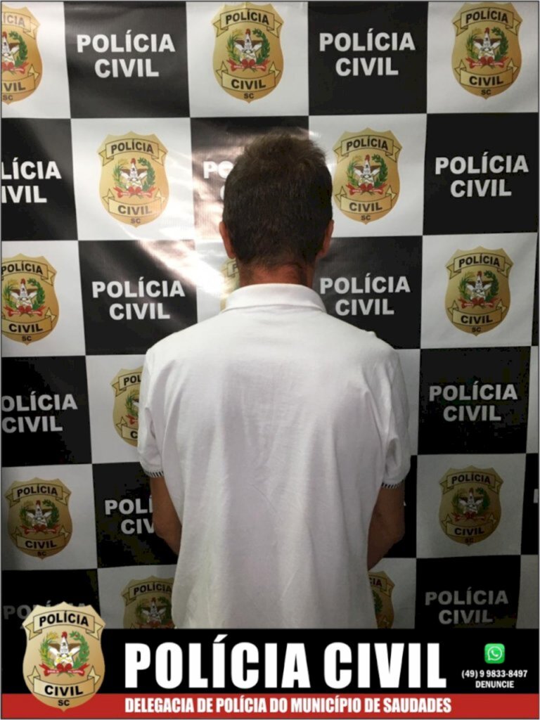 Polícia Civil prende condenado por porte ilegal de arma de fogo em Saudades
