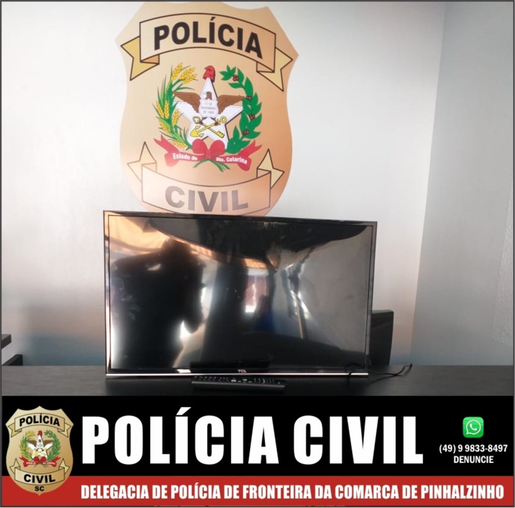 Adolescente responsável por cinco furtos em Pinhalzinho nos últimos dias é detido pela Polícia Civil