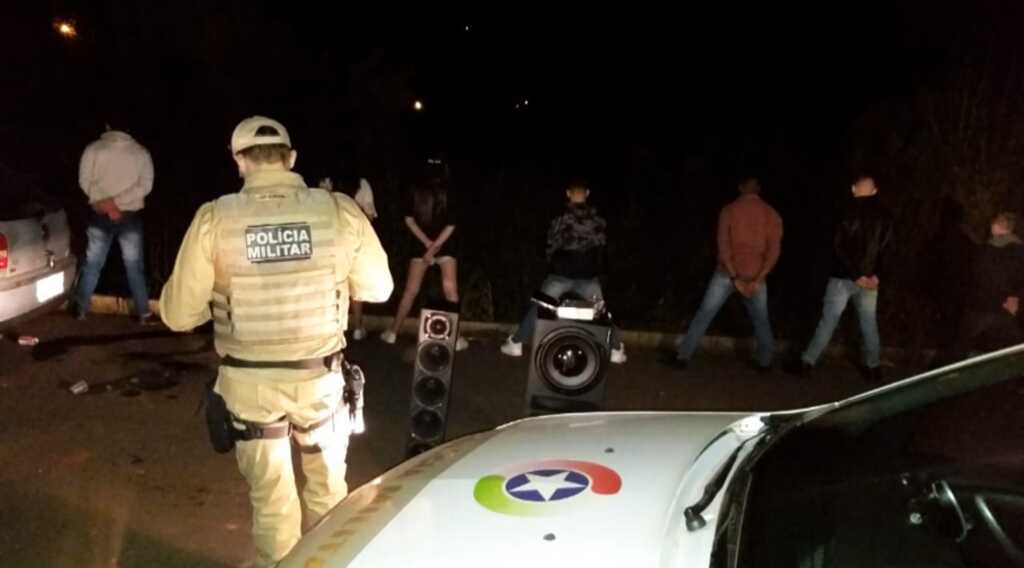 Polícia Militar de Pinhalzinho registra ocorrência de Perturbação