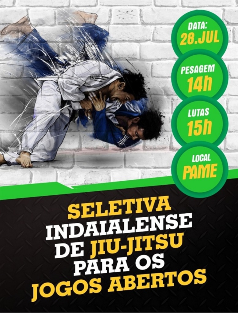 Jiu Jitsu faz seletiva para os Jasc