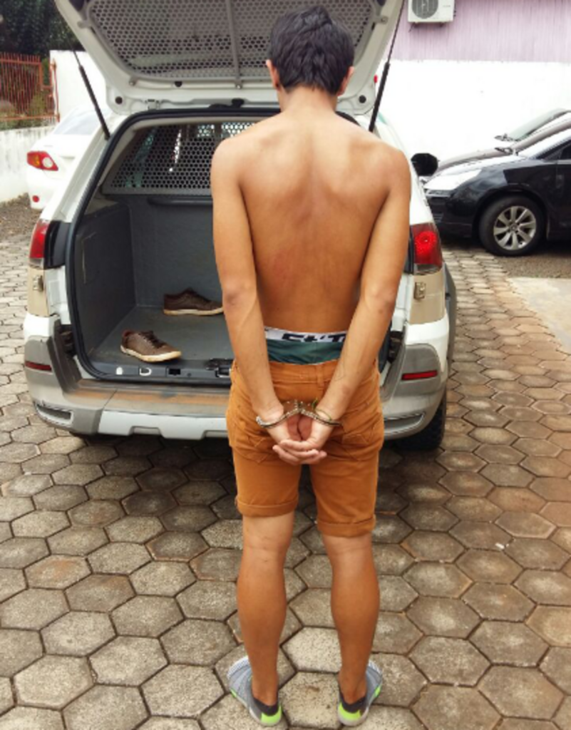 Em Pinhalzinho, polícia prende homem acusado de tentativa de homicídio