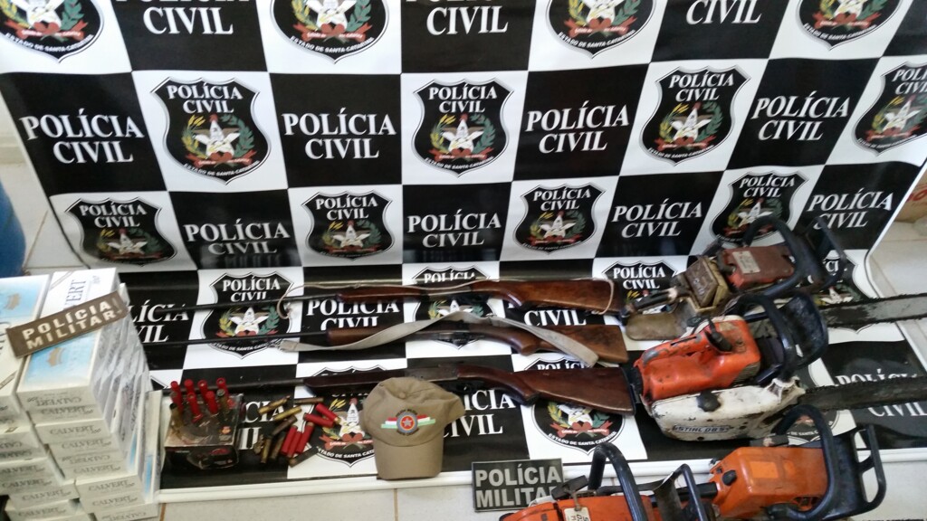 Polícia Civil e Militar cumprem mandados de busca e apreensão em Saudades