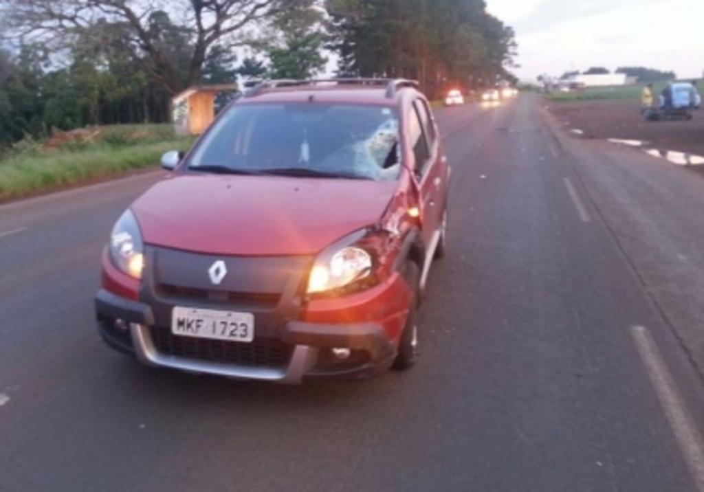 PRF - Renault/Sandero era conduzido por Idanir Antônio Bernardi