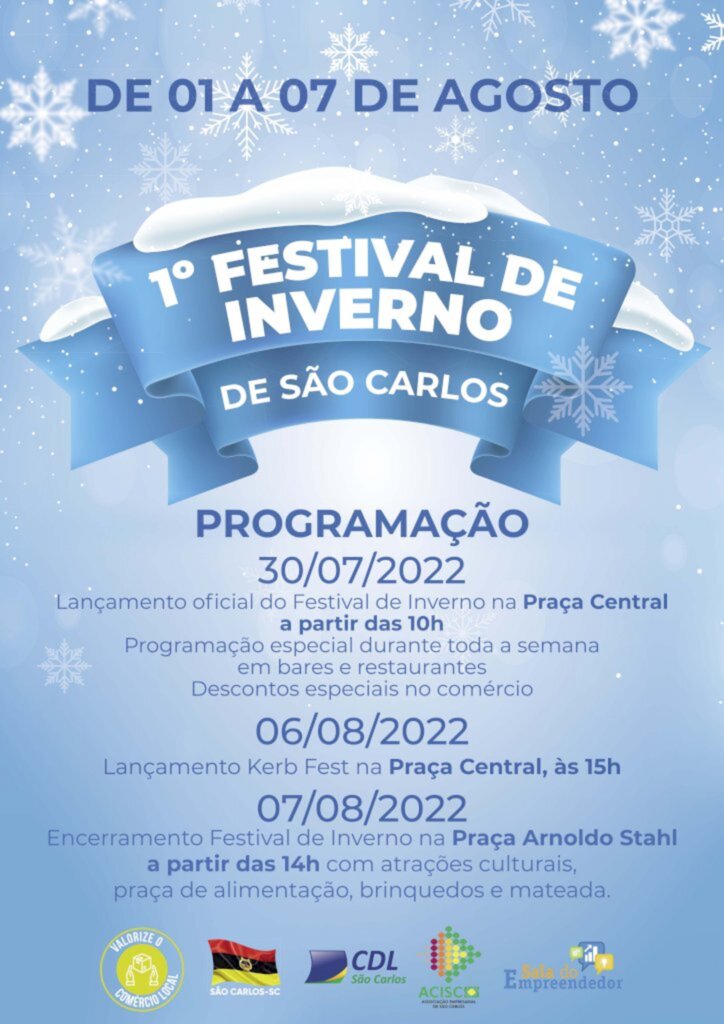 São Carlos promove em agosto 1º Festival de Inverno