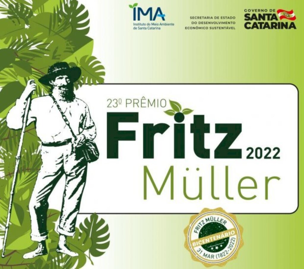 23º Prêmio Fritz Müller: inscrições seguem abertas até o dia 31 de maio