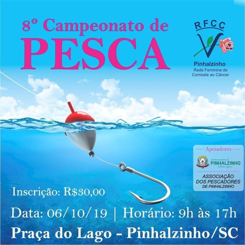 3ª Corrida Solidária e 8° Campeonato de Pesca será realizado pela Rede Feminina em Pinhalzinho