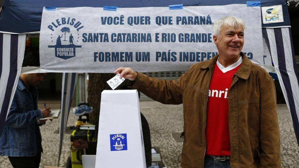 Plebiscito 'O Sul é meu país' terá locais de votação em Pinhalzinho