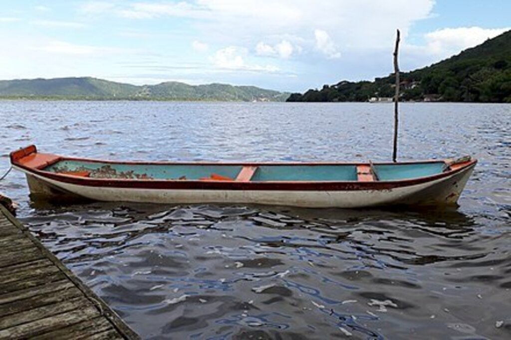 Internet - Canoa de uma pau só (garapuvu)