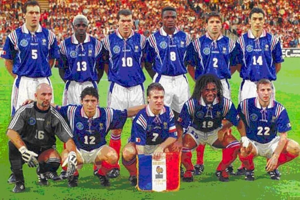 VOLTANDO NO TEMPO
França campeã da Copa de 1998