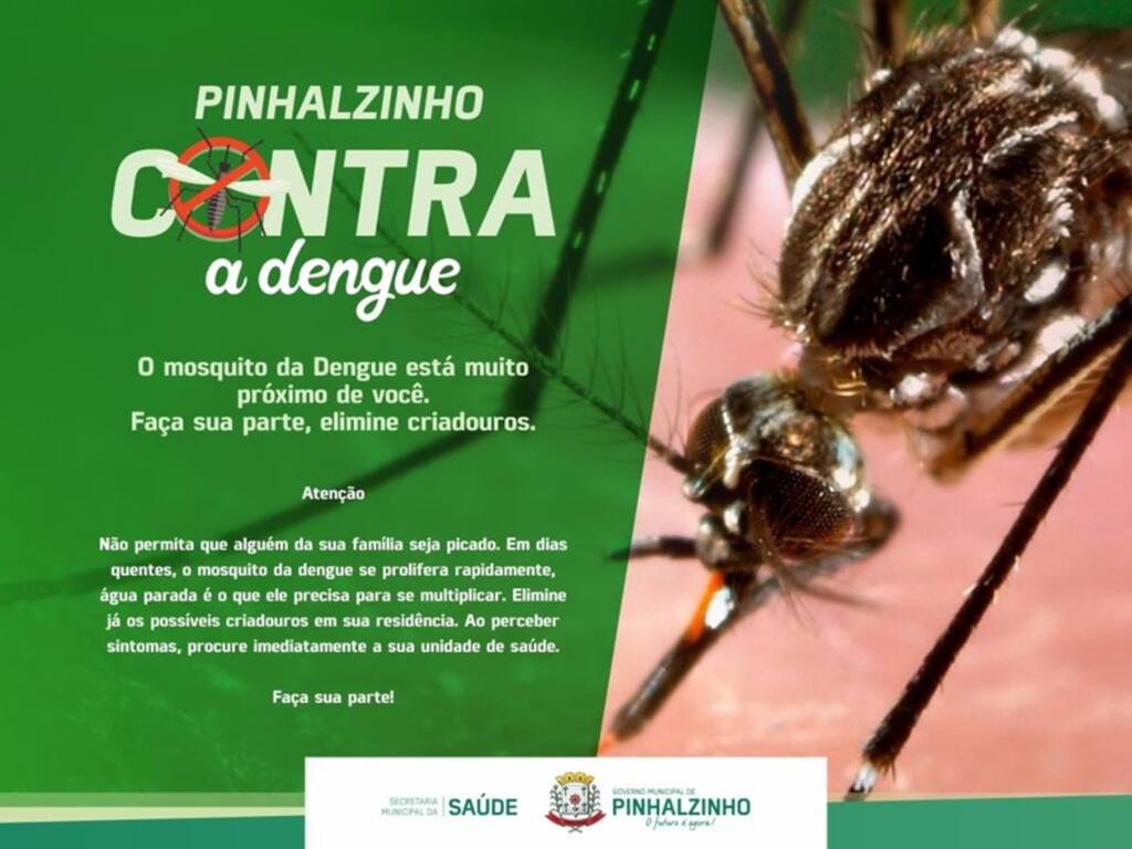 Combate a dengue é constante, em Pinhalzinho