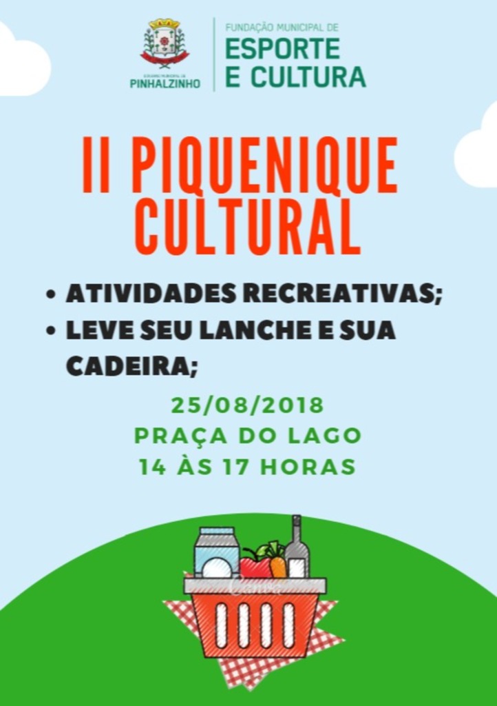 II Piquenique Cultural será neste sábado (25)