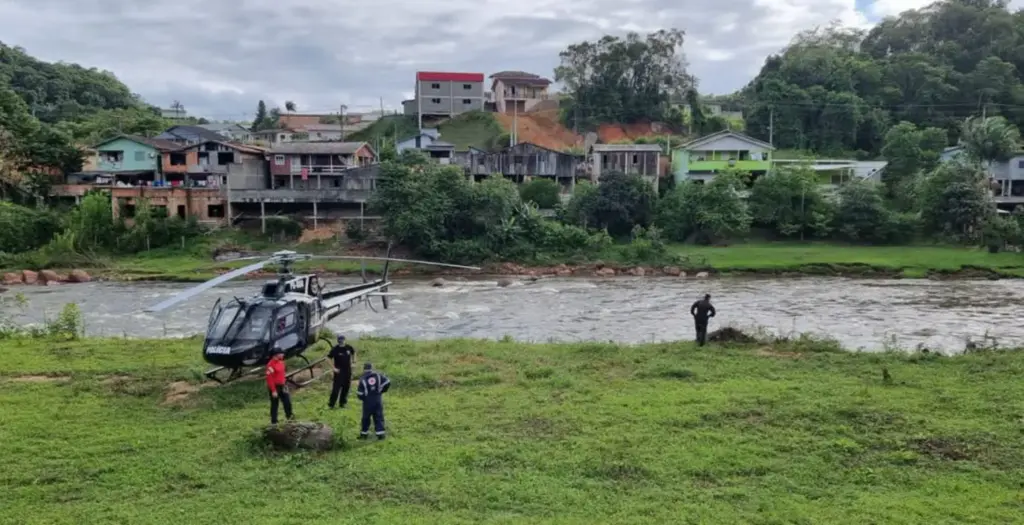 (Imagem divulgação/Saer) - Jovem desaparece em rio após tentar salvar um cavalo