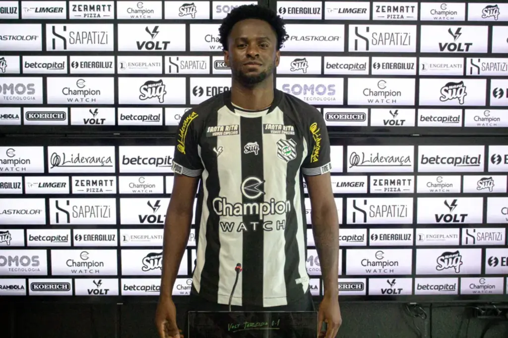  - Jefferson é novo atacante do Figueirense — Foto: Patrick Floriani/FFC