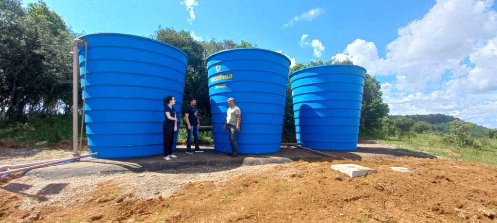 Novos reservatórios de água do bairro Santa Clara estão em pleno funcionamento