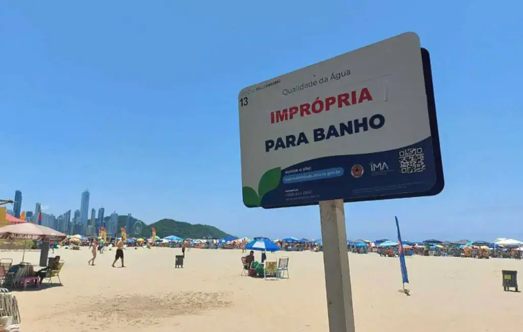 Relatório do IMA aponta praias impróprias para banho em Imbituba e cidades vizinhas