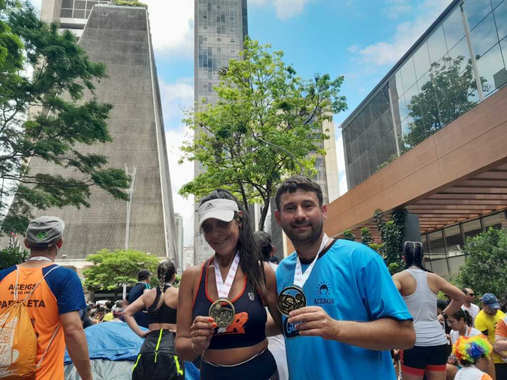 Foto: Divulgação - DP - Paratleta foi acompanhada pelo guia Huibner Machado da Silva