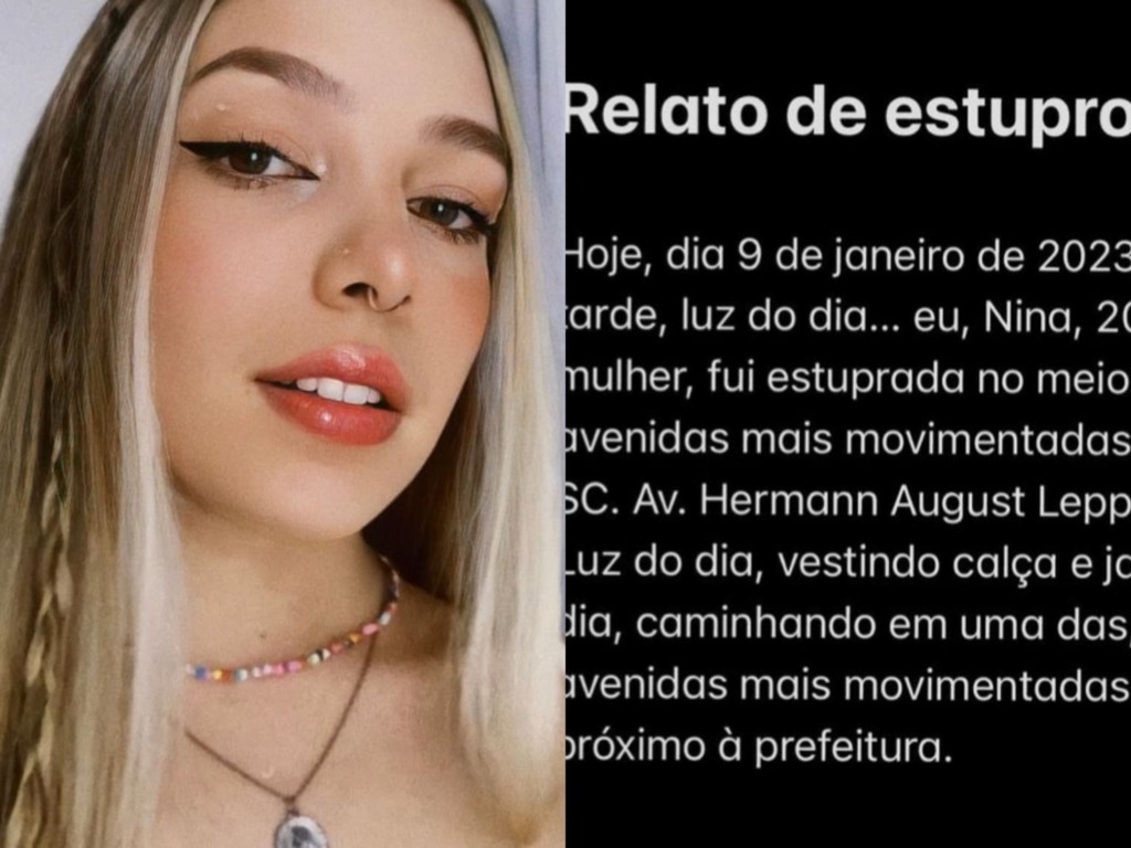 Suspeito de estuprar influencer em Joinville tem prisão preventiva decretada