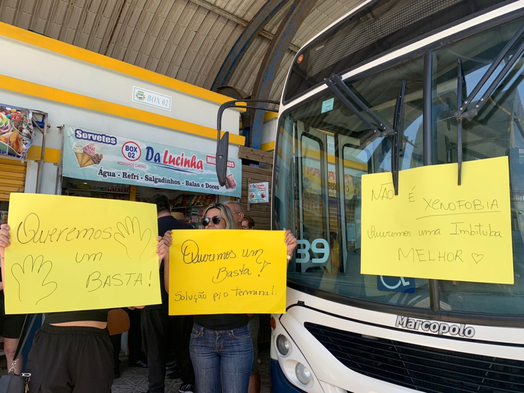 Comerciantes organizam manifestação em prol do terminal urbano