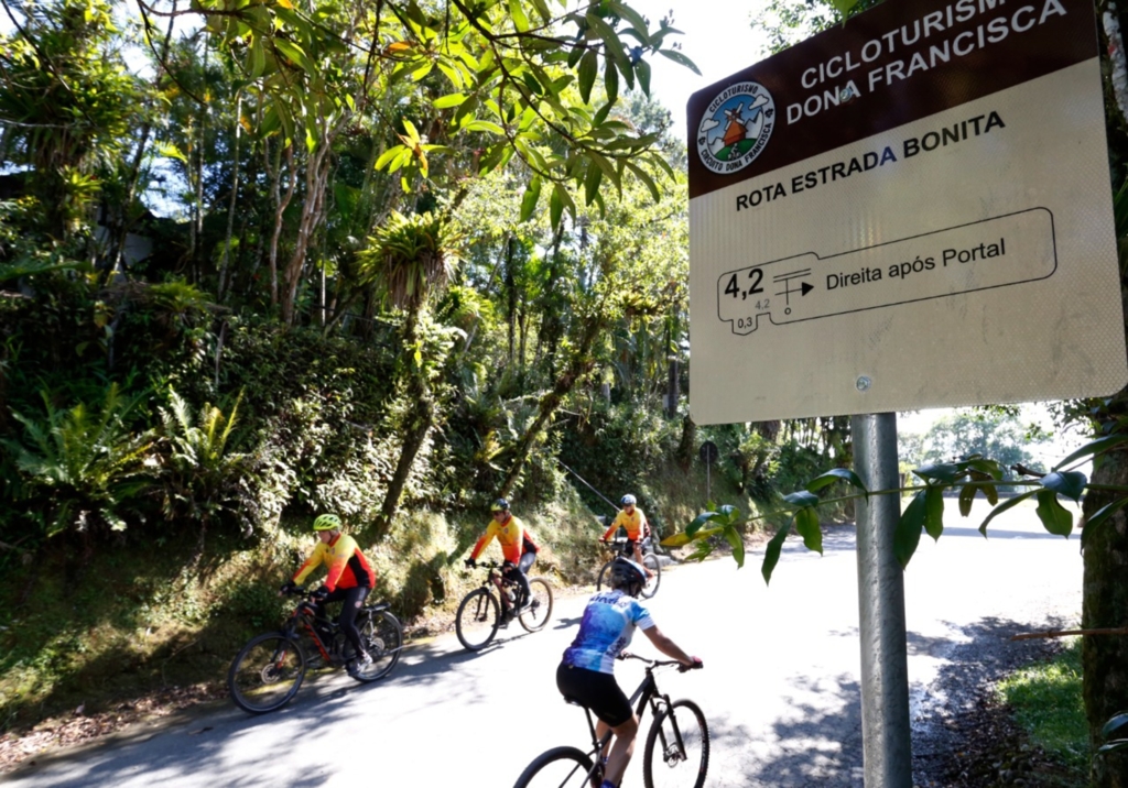 Joinville tem sete rotas de cicloturismo que incluem roteiros na região central e rural