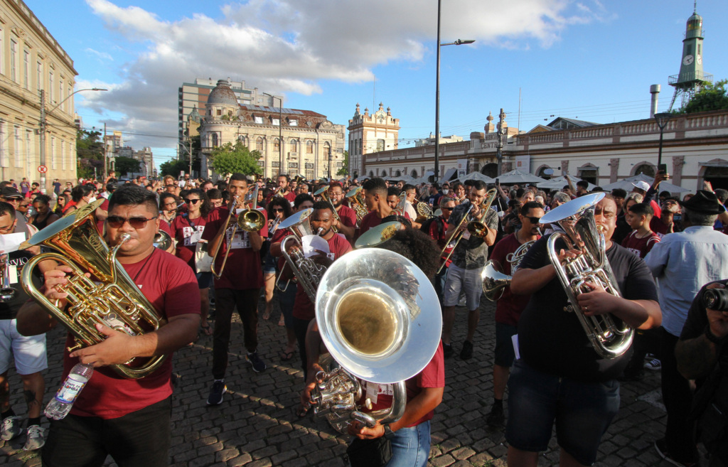 Fotos Carlos Queiroz - DP - Músicos animaram o público com composições populares