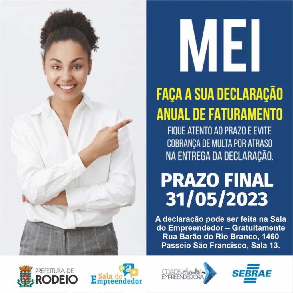 MICROEMPREENDEDOR INDIVIDUAL TEM SUPORTE DA SALA DO EMPREENDEDOR PARA DECLARAÇÃO ANUAL DE FATURAMENTO