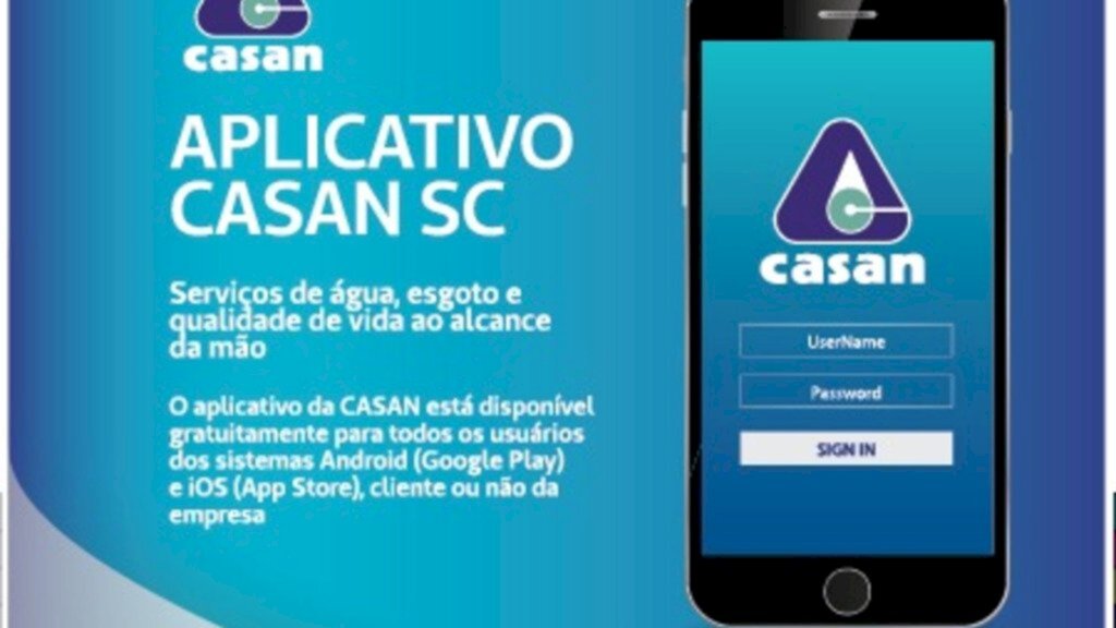 Aplicativo CASANSC aproxima consumir dos serviços da companhia