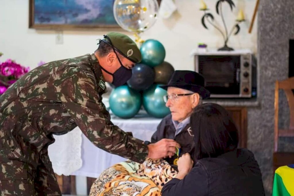 Morre o catarinense Walter Paganelli, ex-combatente da Segunda Guerra Mundial