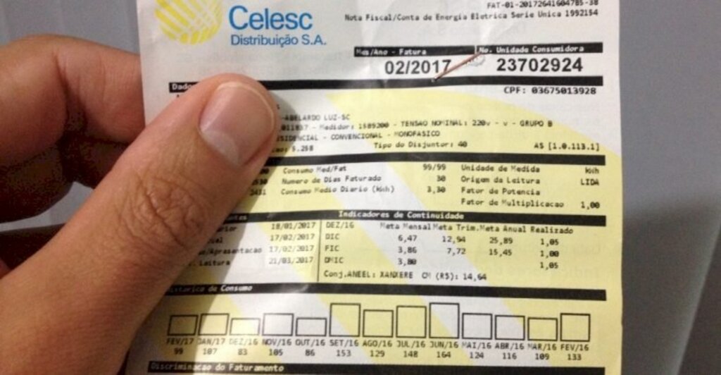 Conta de luz em SC terá aumento de até 16,8%; veja o reajuste para o seu imóvel