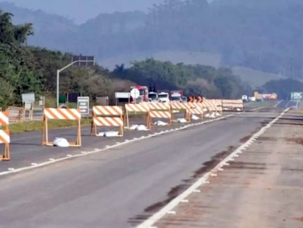 BR-470 terá restrição do trânsito, nesta quinta-feira