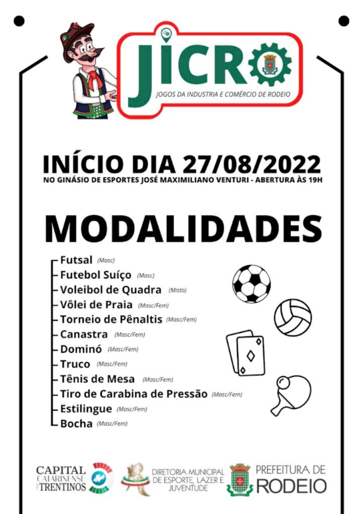 JOGOS DA INDÚSTRIA E COMÉRCIO DE RODEIO