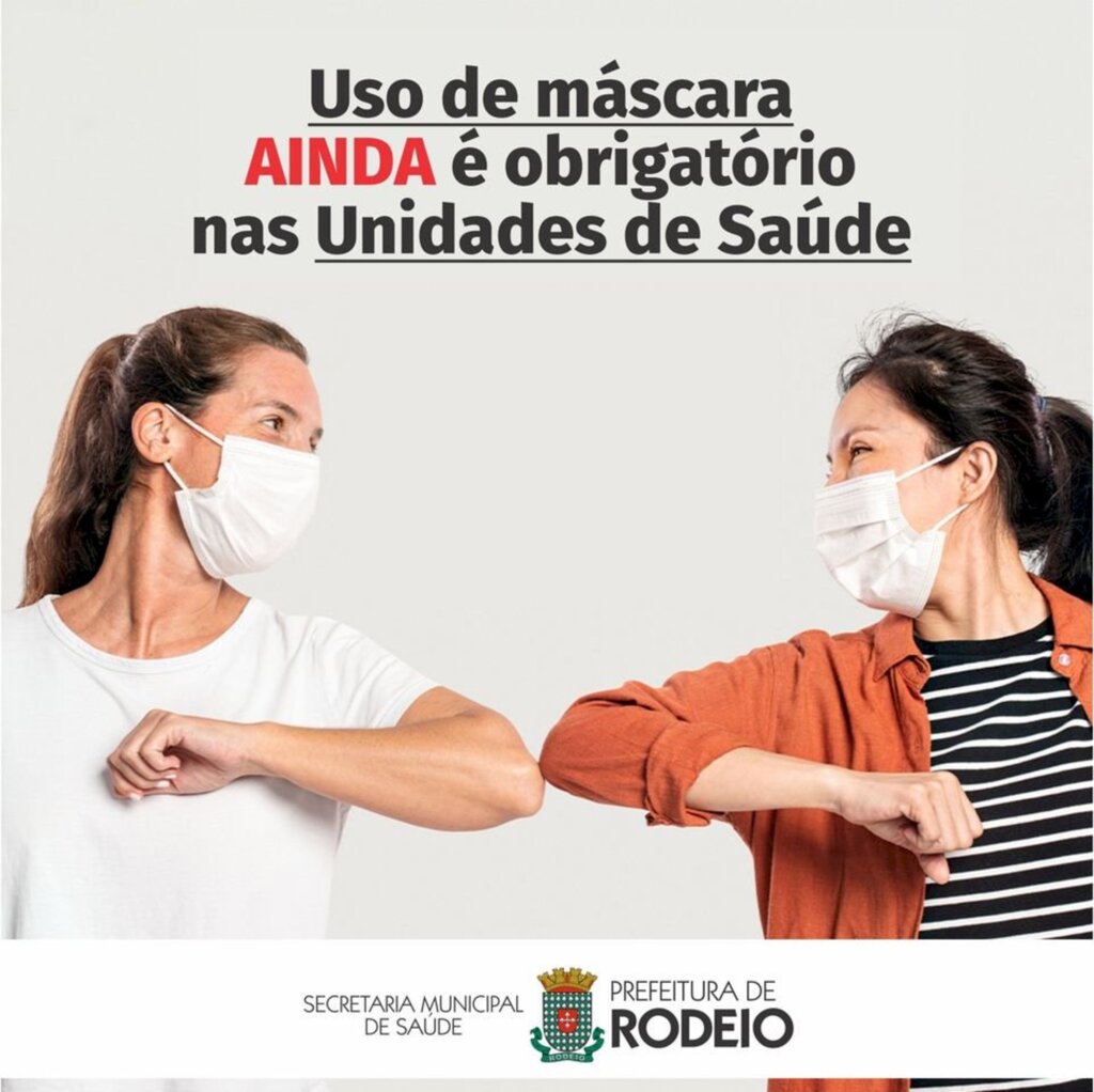 USO DE MÁSCARA AINDA É OBRIGATÓRIO NAS UNIDADES DE SAÚDE
