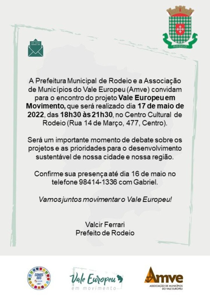 PROJETO VALE EUROPEU EM MOVIMENTO - RODEIO