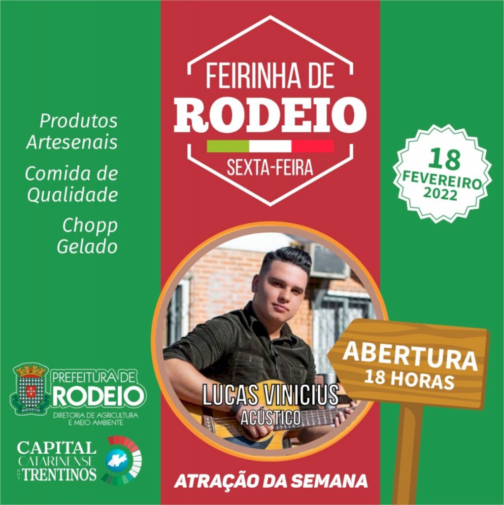 HOJE TEM FEIRINHA DE RODEIO