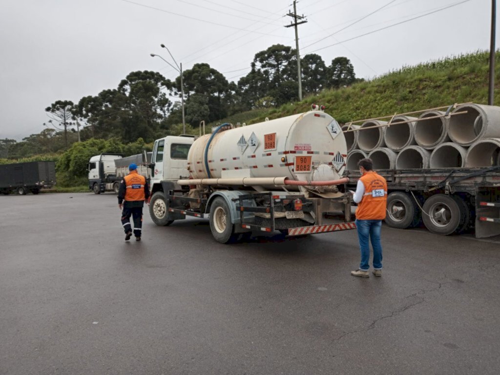 IMA realiza a 1ª operação de fiscalização de transporte de produtos perigosos de 2022