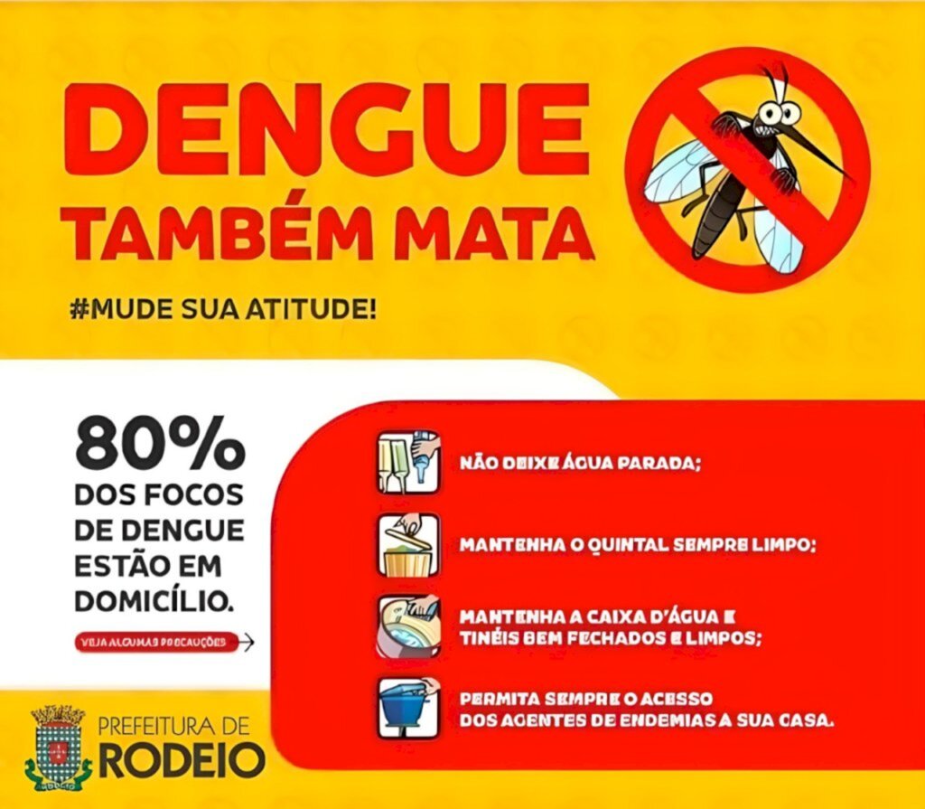 FIQUE ATENTO E AJUDE A VIGILÂNCIA EPIDEMIOLÓGICA A ACABAR DE VEZ COM O MOSQUITO DA DENGUE EM NOSSA CIDADE