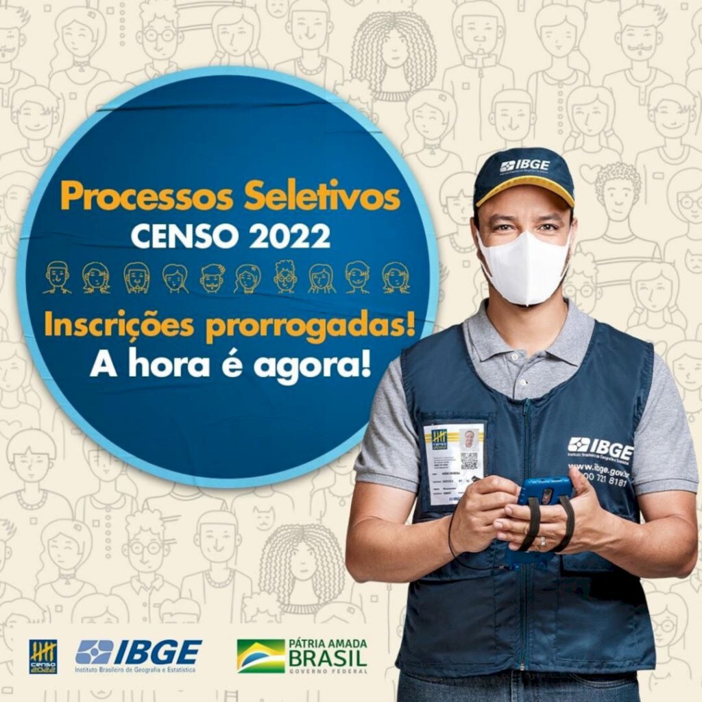 OPORTUNIDADE DE EMPREGO - CENSO DEMOGRÁFICO 2022