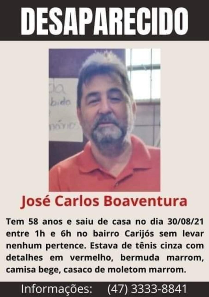 HOMEM DESPARECIDO EM INDAIAL