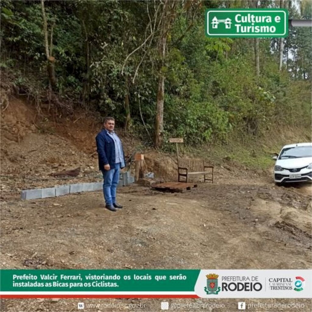Diretoria de Cultura e Turismo de Rodeio projeta melhorias e adaptações de 'Bicas d´água para turistas