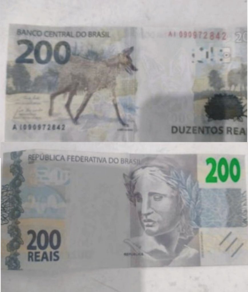 Comerciante sofre prejuízo ao receber nota de R$200,00 falsa em Indaial